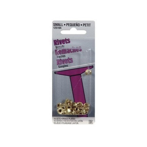 HILLMAN 125104 RIVET SMALL BRASS