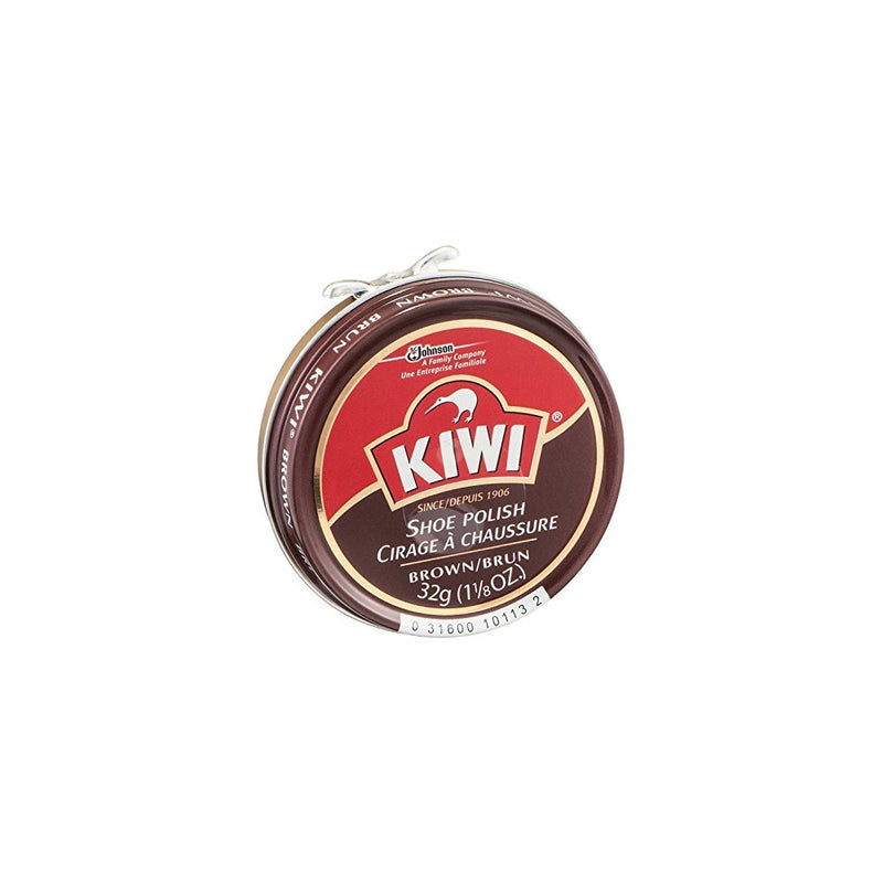 Kiwi Shoe Polish 1.125 Ounce, Brown