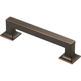 Hickory Hardware P3012-OBH 128mm Studio Collection Pull, Oil-Rubbed Bronze Highlighted