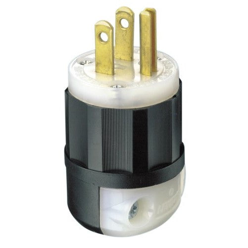 Leviton R03-05266-C 15 Amp Plug Straight Blade 5-15P 125 Volt 3 Wire