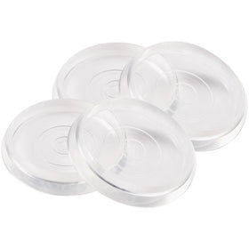 Waxman Consumer Group 4679395n 1-13/16" Clear Round Caster Cup 4 Count