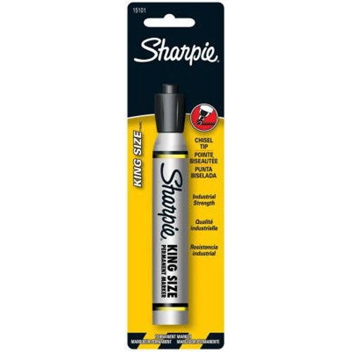 Sharpie King Size Permanent Marker, 1 Black Marker (15101PP)