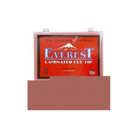 Single Everest 14 mm Pool Cue Tip in Laminated Pigskin