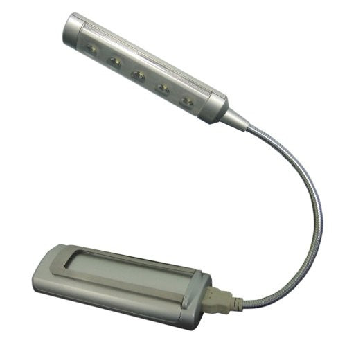 Ritelite LPL792XLB Wireless 5-LED Touch-On USB/Battery-Operated Computer/Book Light