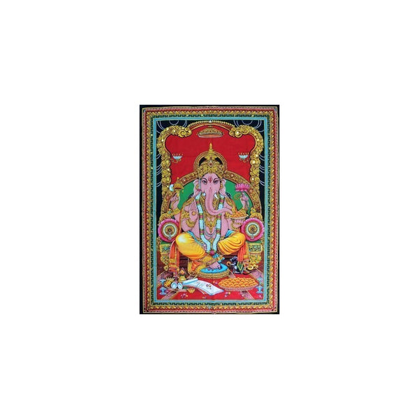 Lord Ganesh 43" X 30" Tapestry