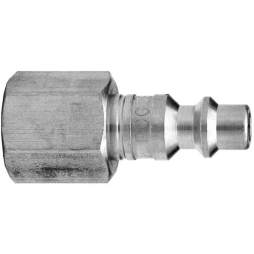 Dixon Valve DCP26 Steel Air Chief Industrial Interchange Air Fitting, Quick-Connect Plug, 3/8" Coupling x 3/8" NPT Female Thread, 70 CFM Flow Rating