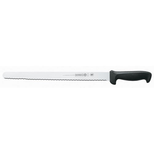 Mundial 5627-14E 14-Inch Serrated Edge Slicing Knife, Black