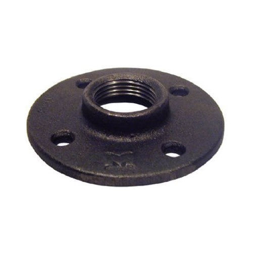 Muellar #521-605HC 1" Black Floor Flange