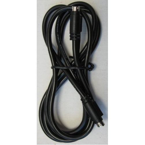 6ft Heavy Duty S-Video DIN4 Male Male MM ATI 6110004500 Video Cable - Black for use with tvs lcd led plasma DVD computers that use this type of interface by Generic