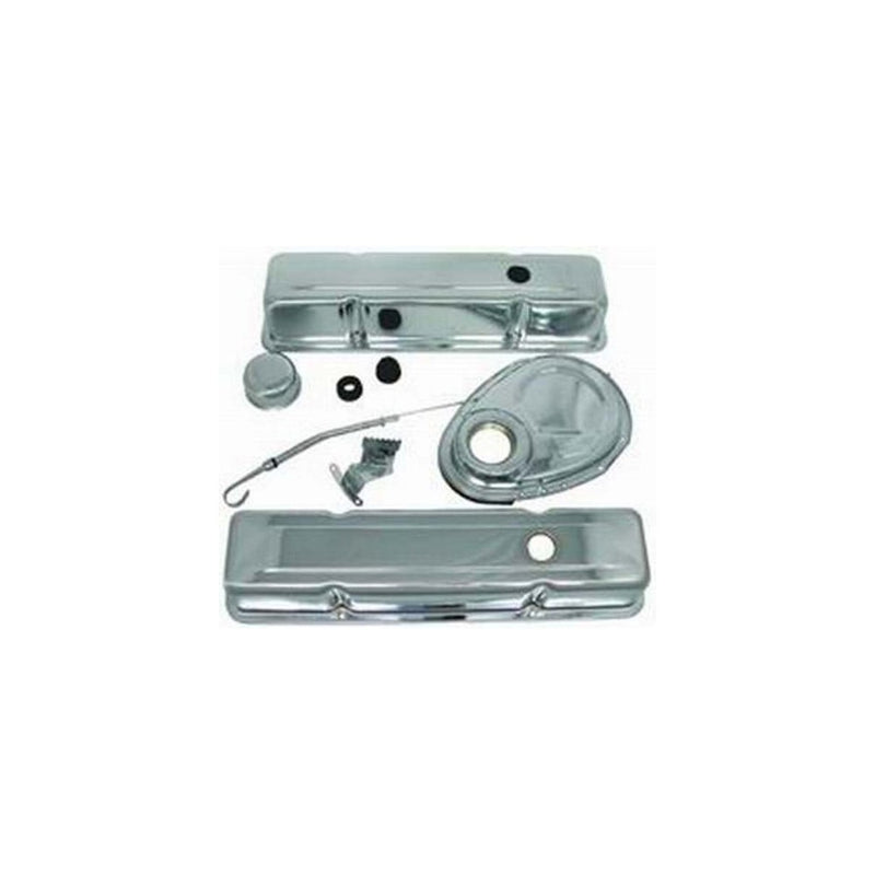 Racing Power Company R3024 Engine Dress-Up Kit with Tall Valve Cover for Small Block Chevy