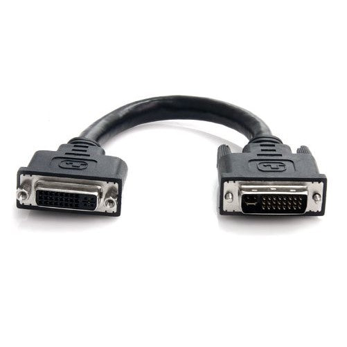 StarTech.com DVIEXTAA6IN 6-Inch DVI-I Dual Link Digital Analog Port Saver Cable M/F