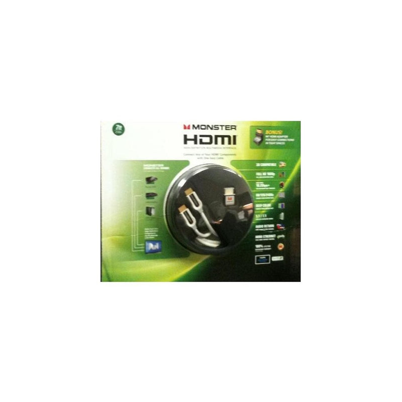 Monster Cable 2 meter HDMI Cable with 90 degree HDMI Adapter (MCRADPTHD7)