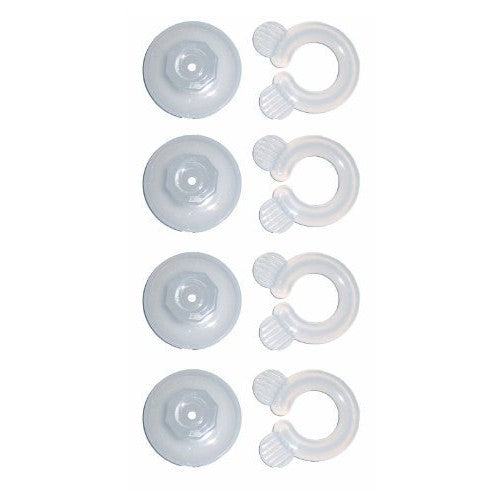 Set Of 4 Comforter Bed Duvet Donuts. Holder/ Gripper/ Fastener and Prevents Bunching & Shifting of Comforters , Blankets and Duvets. Keeps Corners in Place. Fits All Sizes/Types of Duvets and Comforters Without Harming Fabric