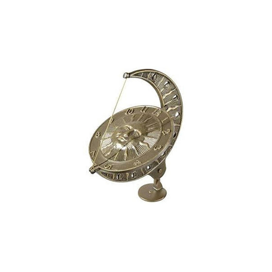 Whitehall Products Sun and Moon Sundial, Oil Rub Bronze