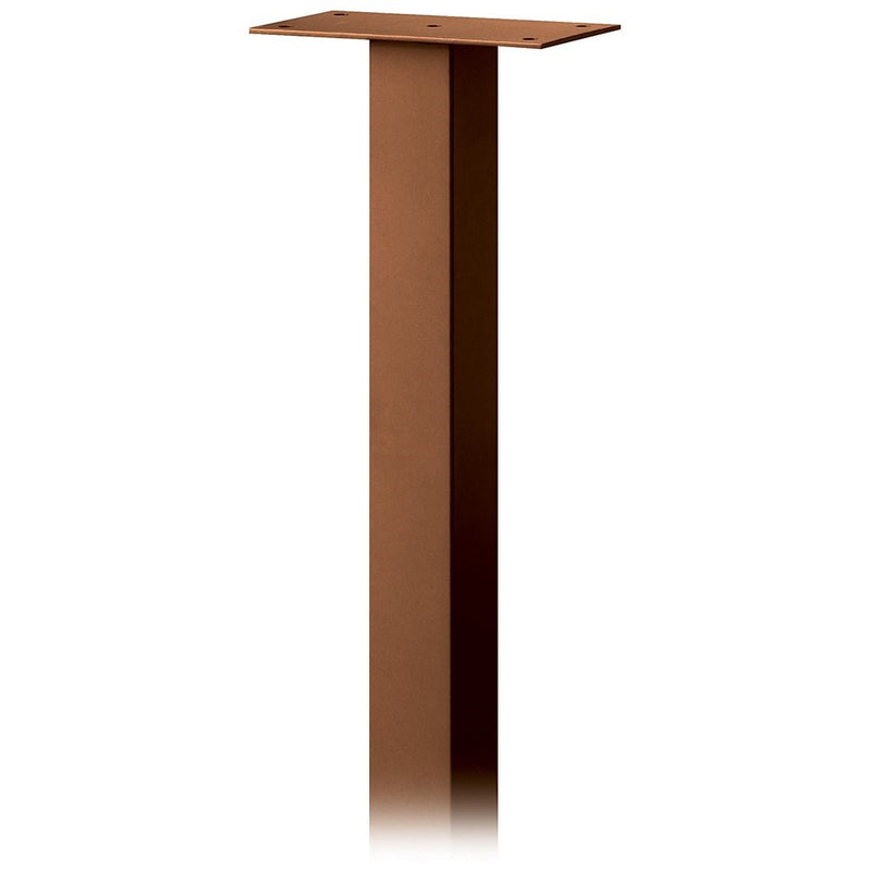 Salsbury Industries 4385D-COP Standard Pedestal In-Ground Mounted for Designer Roadside Mailbox, Copper
