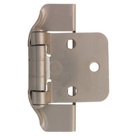 LIBERTY H01915C-SN-O 1/2-Inch Semi-Wrap Overlay Hinge
