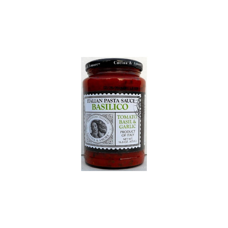 CUCINA & AMORE PASTA SCE TMO BASIL, 16.8 OZ