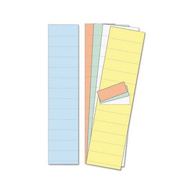 MasterVision Data Card Replacement, 2 inch w x 1 inchh, Assorted Colors, 1000/Pack