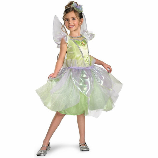Disguise Girl's Disney Tinkerbell Tutu Prestige Costume, 3T-4T