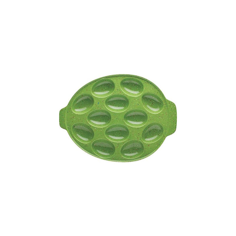 Zak Designs Green Sprinkles 12 Egg Serving Tray