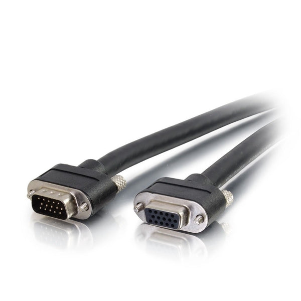 C2G/Cables to Go 50236 Select VGA Video Extension Cable M/F In-Wall CMG-Rated, Black (3 Feet/0.91 Meters)