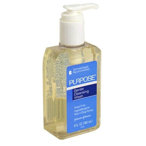 Purpose Gentle Cleansing Wash, 6-Ounce Pump Bottle (Pack of 2)