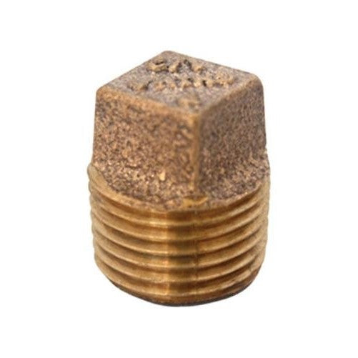 Jmf Plug 1-1/2 " Red Brass Lead Free