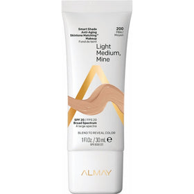 Almay Smart Shade Anti-Aging Skintone Matching Makeup, Light Medium, Mine
