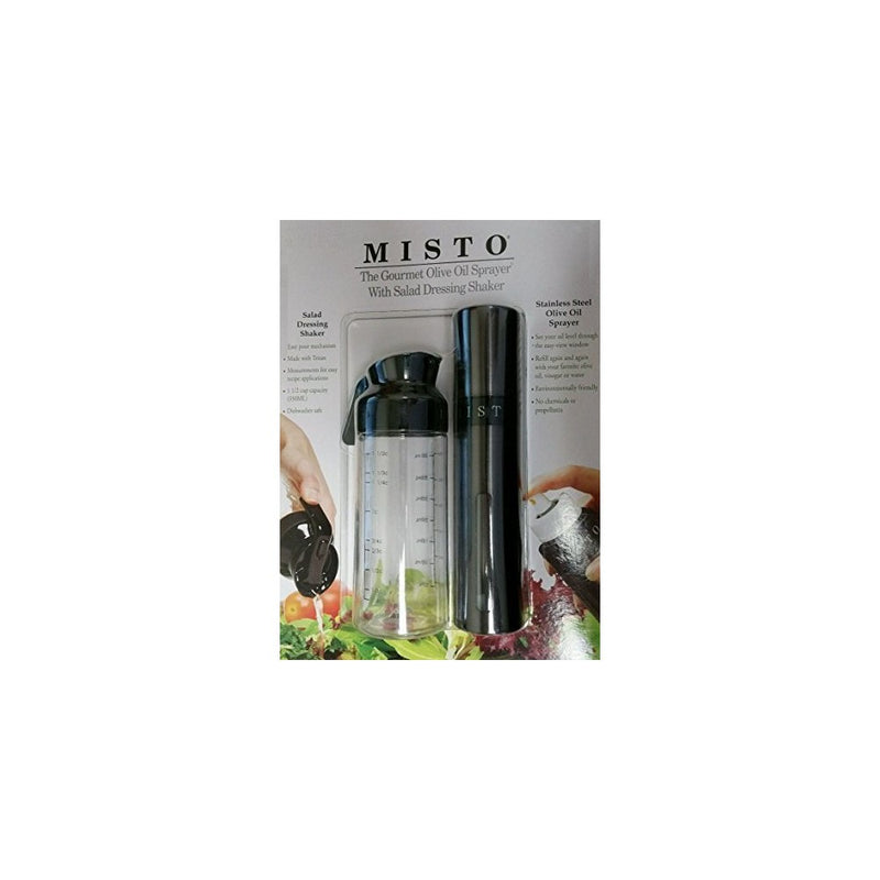 Misto Oil Sprayer & Salad Dressing Shaker-Gray