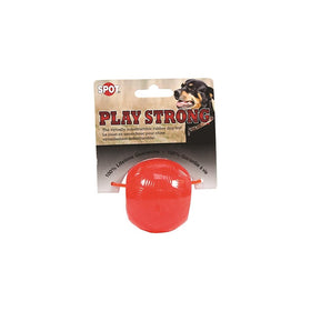 Ethical Pets Play Strong Virtually Indestructible Rubber Ball Dog Toy, 2.5-Inch