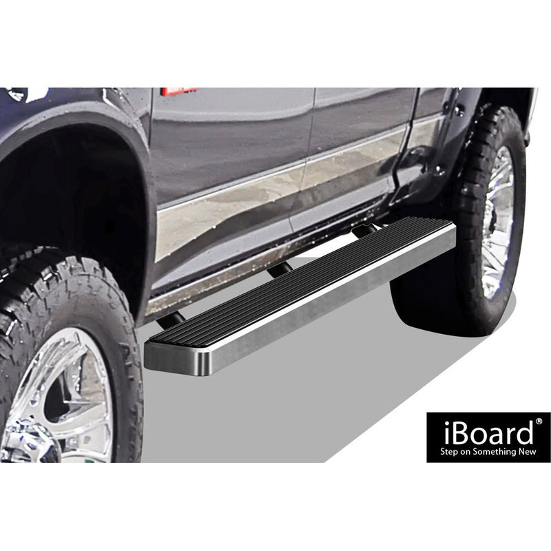 APS iBoard Running Boards 5" Custom Fit 2009-2018 Ram 1500 Crew Cab Pickup 4Dr & 2010-2018 Ram 2500/3500 (Nerf Bars | Side Steps | Side Bars)