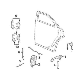 Genuine Chrysler 5065801AH Door Handle, Exterior