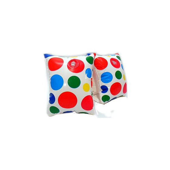 Play Day Aegs 3-6 Inflatable Water Wings White Polka Dots