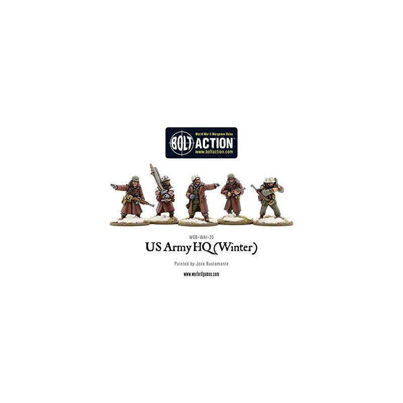 Warlord Games, US Army HQ (Winter), 28mm Bolt Action Wargaming figures