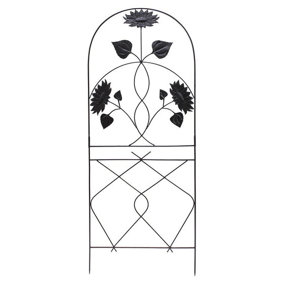 Achla Designs Sunflower Wrought Iron Garden Trellis