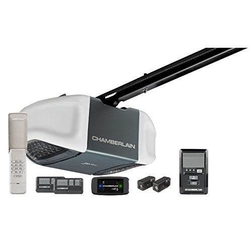 Chamberlain WD832KEVG Garage Door Opener, ½ HP, Ultra-Quiet Belt Drive Operation, Bundled With Chamberlain MyQ Internet Gateway For Smartphone Control
