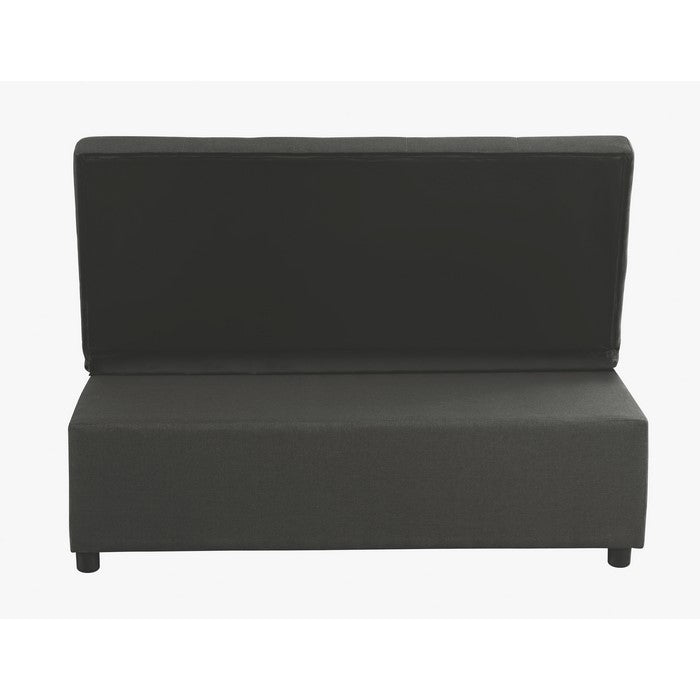 Fabric Upholstered Wooden Sleeper Sofa Bed with Tufted Detail, Gray