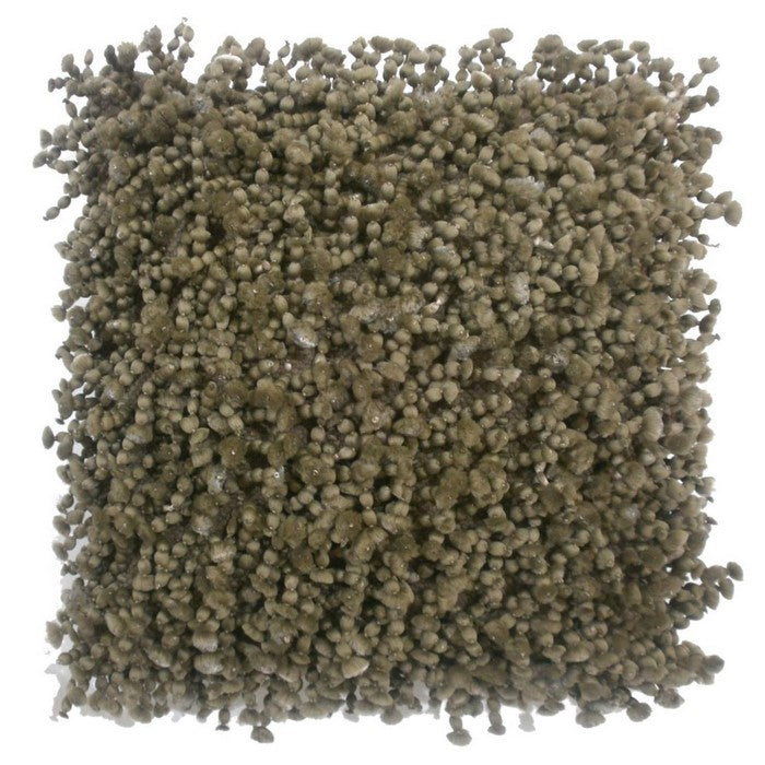 Fabric Accent Pillow with Shaggy Details, Brown