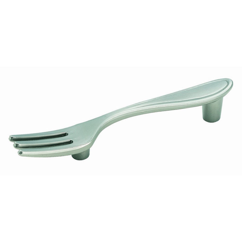 Amerock BP9332-G10 3-Inch Center to Center Utensil'z Pull Fork, Satin Nickel