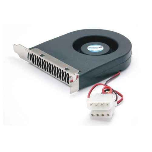 StarTech.com Expansion Slot Rear Exhaust Cooling Fan with LP4 Connector FANCASE (Black)