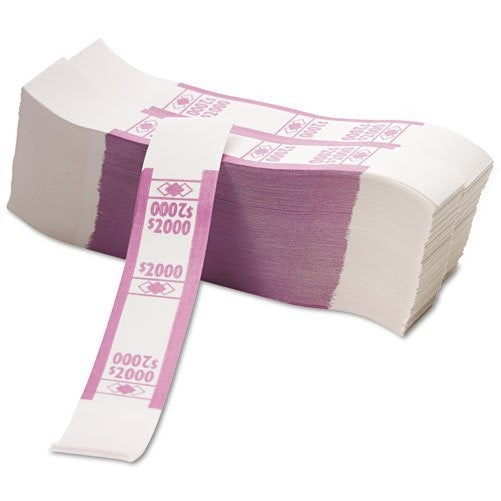 PM Company Currency Bands, 2000.00, Pack Of 1000