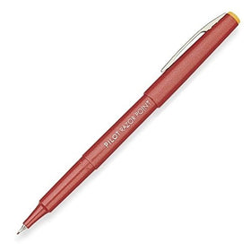 Pilot Razor Point Marker Stick Pens, Ultra Fine Point, Red Ink, Dozen Box (11007)