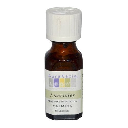 Aura Cacia Pure Essential Oil, Lavender, 0.5 Fluid Ounce