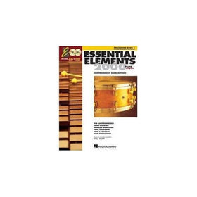 Hal Leonard 17120 Essential Elements 2000 Plus Percussion Book 1 with CD-ROM