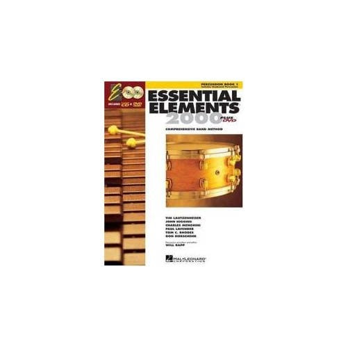 Hal Leonard 17120 Essential Elements 2000 Plus Percussion Book 1 with CD-ROM