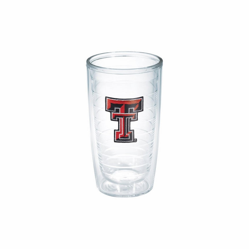Tervis Texas Tech University Emblem Individual Tumbler, 16 oz, Clear