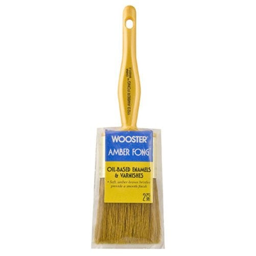 Wooster Brush 1233-2 Amber Fong Angle Sash Paintbrush, 2-Inch