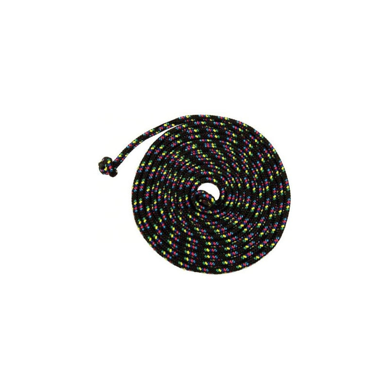 Just Jump It Black Confetti 8' Jump Rope - Single Jump Rope - Agility Play