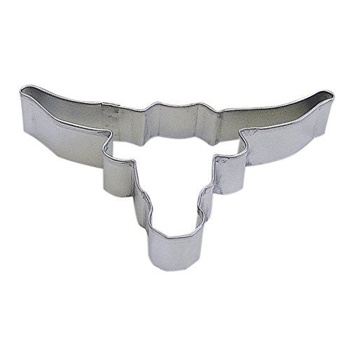 R&M Longhorn 4" Cookie Cutter in Durable, Economical, Tinplated Steel