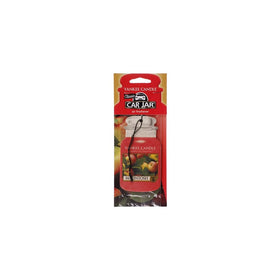 Yankee Candle Classic Paper Car Jar Hanging Odor Neutralizing Air Freshener, Macintosh Scent